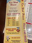 Kee Wah House menu