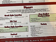 Broadway Cafe menu