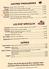 Pizz'à Steph menu