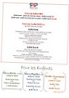 Le Relais Plaza menu