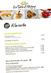 LA TABLE D'ALBIGNY menu