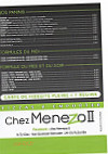 Chez Menezo Ii menu