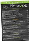 Chez Menezo Ii menu