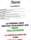 Chez fanny menu