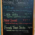 Sand Hills General Store menu