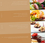 Restaurant Vatel menu