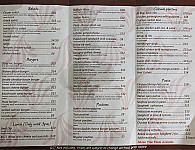 Centre Street Steak & Pizza Inc menu