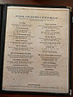 Bella's menu