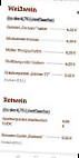 Arno's Straußwirtschaft Winery Kieninger menu