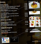 La Châtelle menu