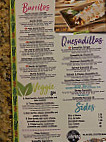 San Jose Mexican menu