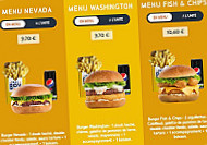 Speed Burger menu