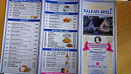 Balkan-grill menu