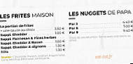 Les Burgers De Papa menu