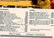 Pizzamarion menu