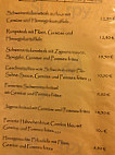 Café Central menu