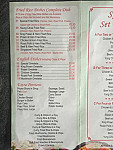 Andrew's Chippy menu