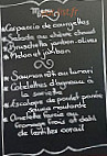 La Centaurée menu