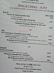 L'abbaye menu