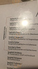 Taverna Italiana menu