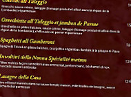 La Faluche menu