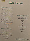 Auberge Des 3 Ponts menu