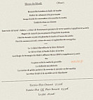 Le Bouche B menu