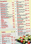 Hazal Grill Pizzeria menu