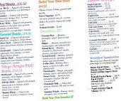 Mission Cafe menu