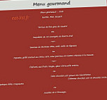 L'imprévu menu