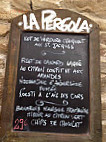 La Pergola menu