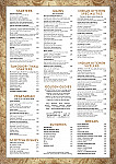 Indian Kitchen menu