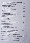 Pizzeria La Cascata menu