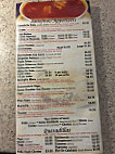 La Hacienda menu