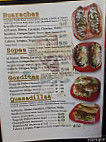 Taqueria La Tejana menu