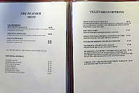 The Peacock Inn menu