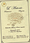 L'antonio menu