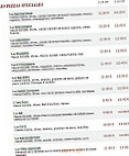 Le Kiosque à Pizzas menu