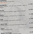 Nicolo e Maria menu