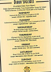 Harrison House Diner menu