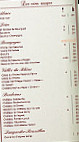 Bistrot des Arts menu