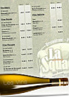 La Squadra menu