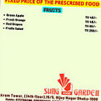 Sung Food Garden menu