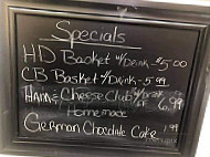 Danbury General Store Diner menu