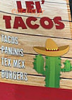 Lei' Tacos menu