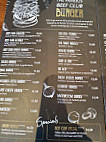 Beef Club menu