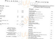 Palazzo menu