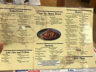 Captain Billy's Crab House menu