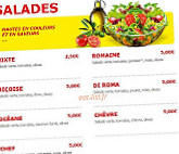 Pizza Roma menu