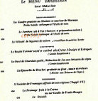 Hotel du commerce menu